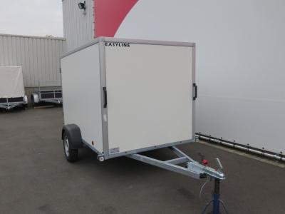 Easyline Gesloten aanhangwagen enkelas 250x125x150cm 750kg