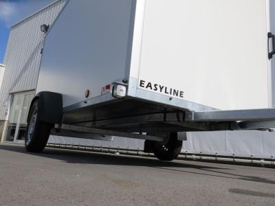 Easyline Gesloten aanhangwagen enkelas 300x147x150cm 750kg