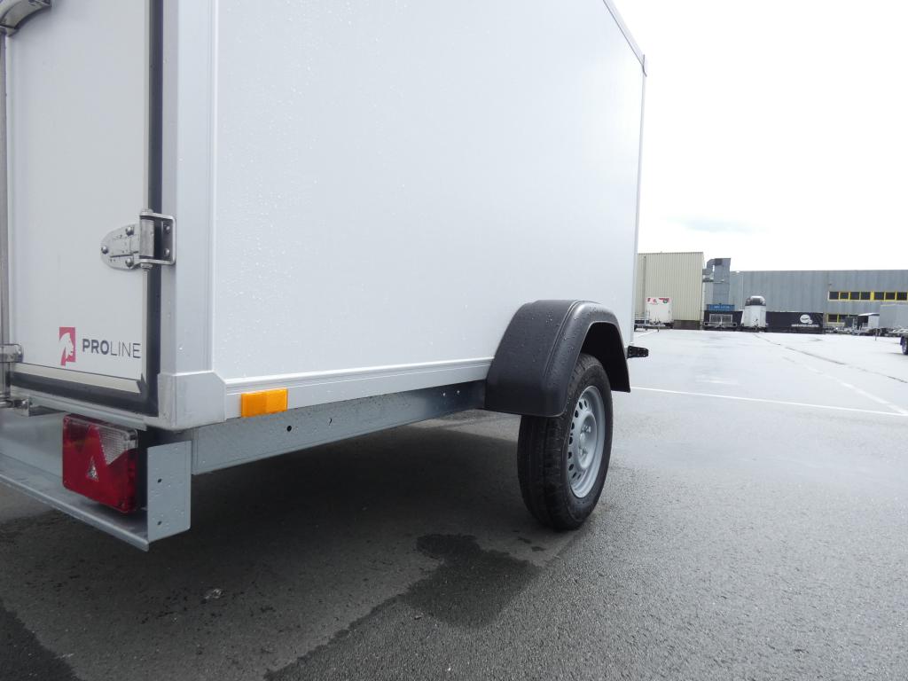 Proline Gesloten aanhangwagen enkelas 250x130x150cm 750kg