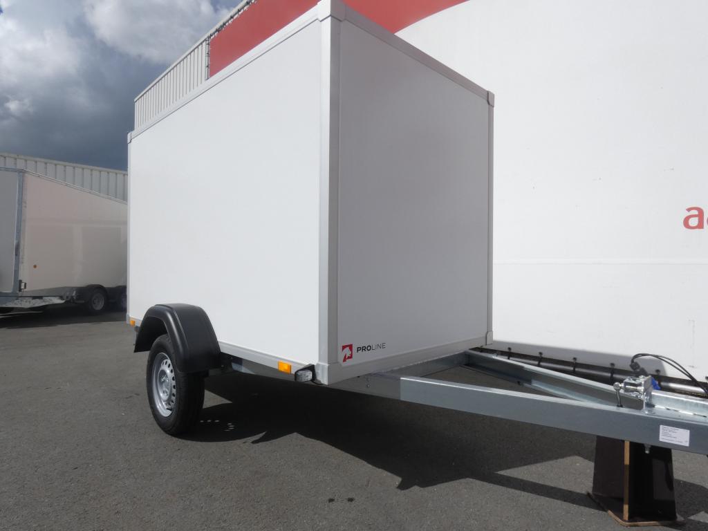 Proline Gesloten aanhangwagen enkelas 250x130x150cm 750kg