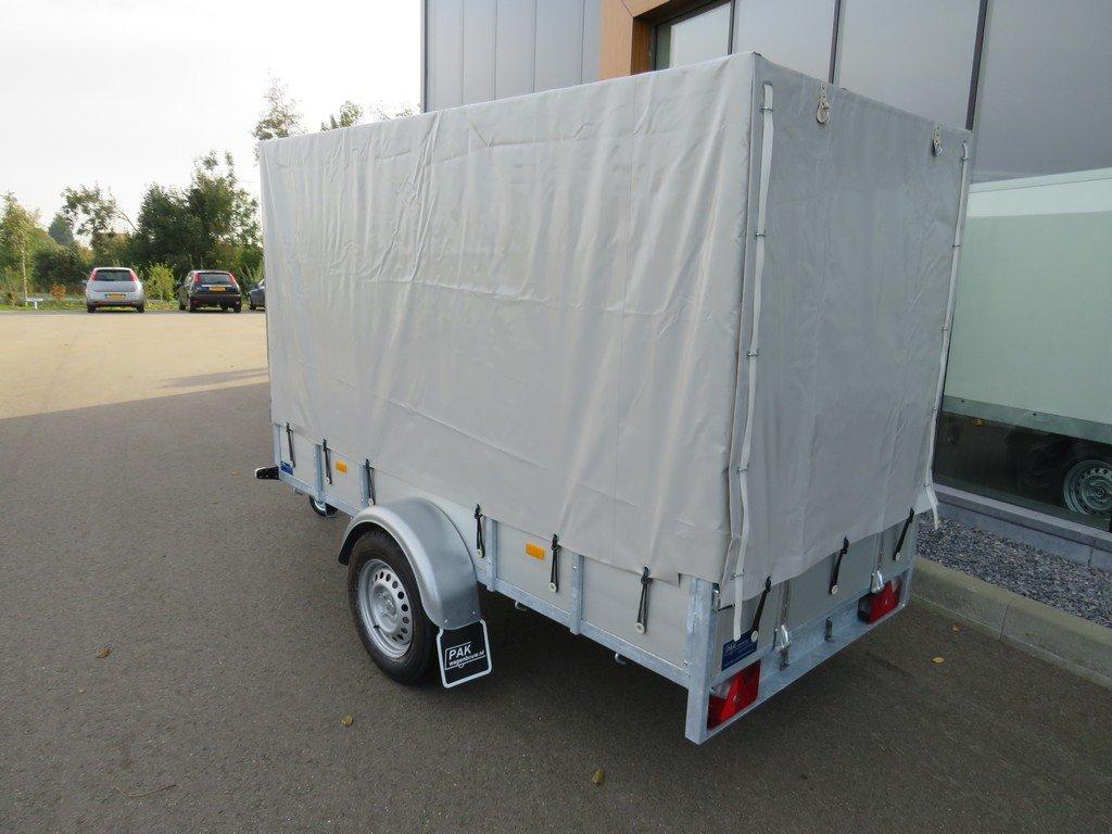 Loady Bakwagen enkelas 250x130cm 750kg ALU