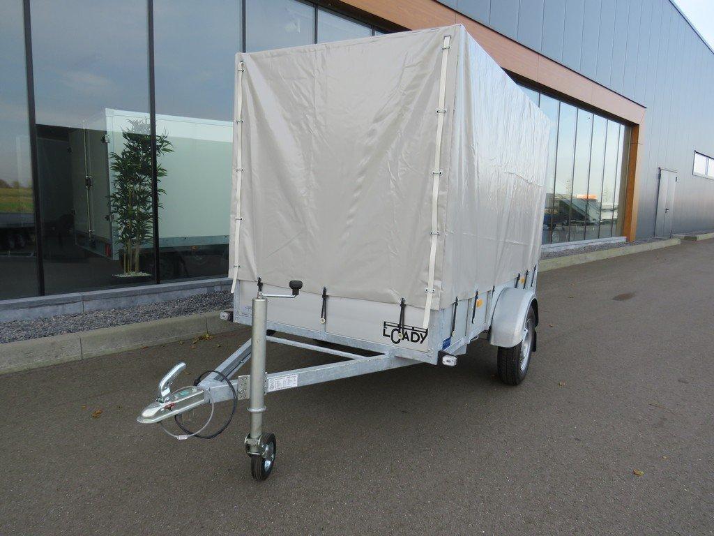 Loady Huifaanhangwagen enkelas 250x130cm 750kg ALU