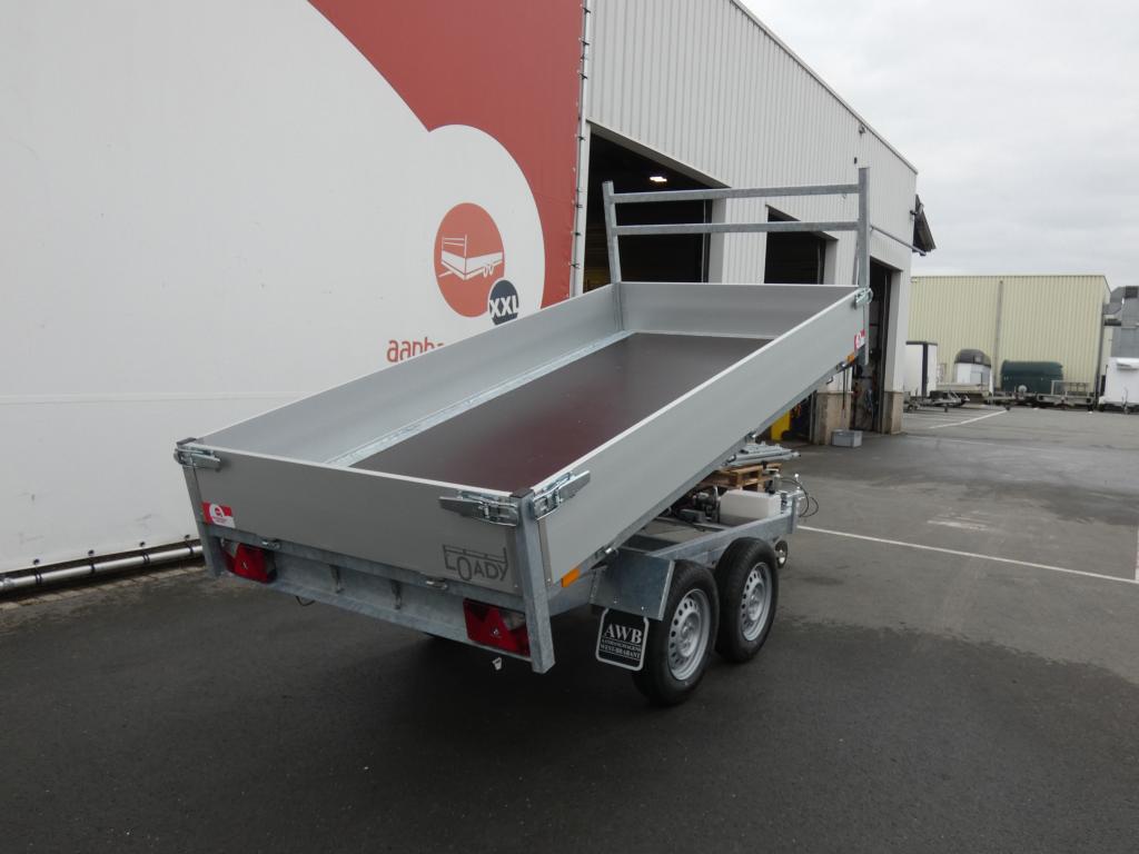 Loady achterwaartse Kipper tandemas 310x157cm 750kg