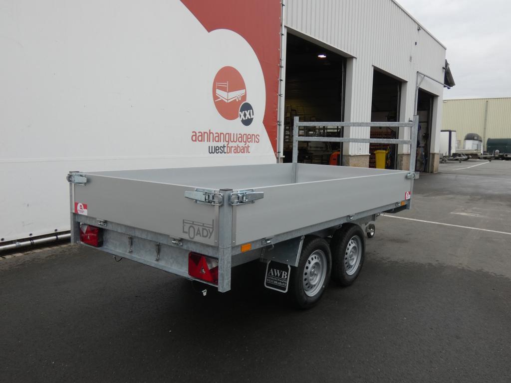 Loady achterwaartse Kipper tandemas 310x157cm 750kg