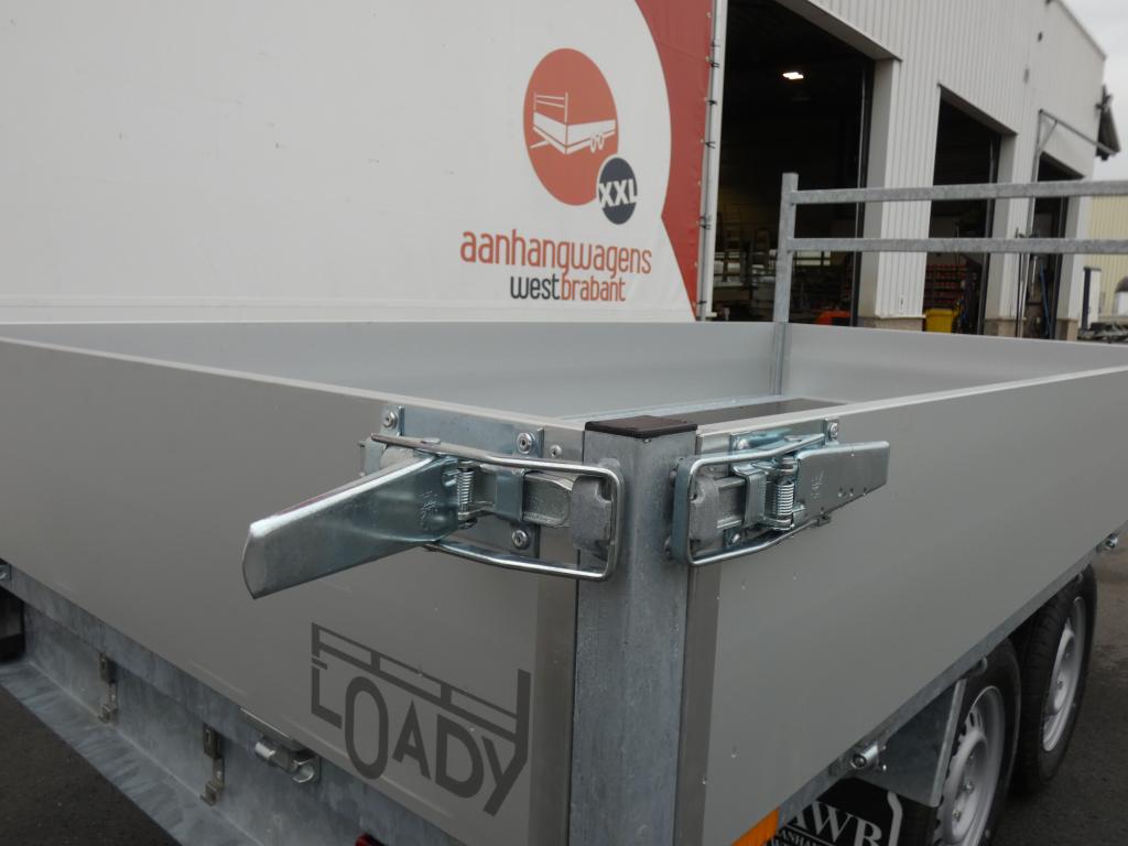 Loady achterwaartse Kipper tandemas 310x157cm 750kg