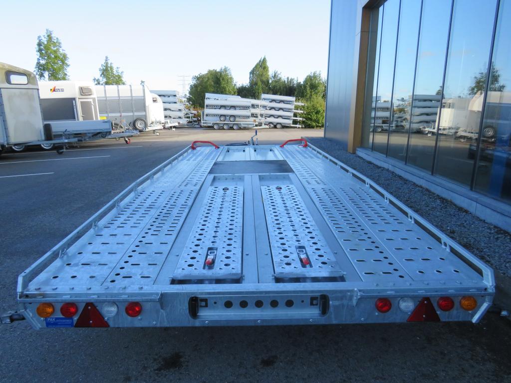 Brian James T6 Autotransporter tridemas 550x210cm 3500kg met oprijplaten